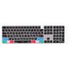 Editors Keys Logic Pro - Cover per tastiera, compatibile con tastiera numerica Apple Magic, in silicone, con scorciatoie Logic Pro, compatibile con modelli TouchID e Non-TouchID