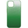 Swarovski High Custodia per Smartphone, con Superficie Ricoperta di CristalliSwarovski , Compatibile con iPhone 14, Verde