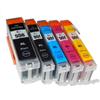 vhbw 5 x set cartucce per la stampante, cartucce d´inchiostro, per stampare con chip per Canon Pixma MX720, MX920 come CLI-551.