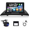 Techschermo [2+64G]Autoradio Android 13 per BMW X3 E83 2004-2012 con Senza Fili Carplay & Android Auto - Radio Touchscreen da 9 Pollici con WiFi Mirror Link DSP FM/RDS Radio SWC+ Telecamera di Backup AHD