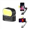 AOCHUAN Luce di riempimento magnetica per giunto cardanico, mini luce video w/3 luminosità e 3 regolazione del colore, forte luce magnetica montata sul giunto cardanico, compatibile con stabilizzatore