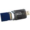 Logilink Lettore USB Esterno per schede di Memoria SD/MMC LogiLink - per schede di Memoria MMC, RS-MMC, SD e SD HC - Adatto per Mac e PC