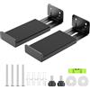 HomeMount Soundbar - Supporto da parete per TV, regolabile soundbar da parete fino a 170 mm di profondità, supporto da parete per altoparlante fino a 15 kg con cuscinetti EVA, universale compatibile
