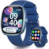 AIMIUVEI Smartwatch Bambini, Orologio Smartwatch Bambini con 100+ Sportive Contapassi Sveglia Sonno IP68 Impermeabile Android iOS, Smartwatch Ragazza e Ragazzo per 5-16 Anni Regalo, Blu