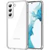 PhoneThrone Cover per Samsung Custodia Gel Trasparente Morbida Silicone Sottile TPU [Ultra Leggera e Chiaro] (COV SAM S22)