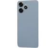 Generico Copri Batteria Compatibile con XIAOMI REDMI 12 4G / 5G 23053RN02A 23053RN02Y 23053RN02L retro Posteriore Back Cover Scocca vetro + lente lens vetrino con cornice fotocamera + biadesivo adesivo (Blu)