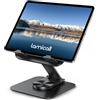 Lamicall Supporto per Tablet, Porta Tablet da Tavolo - [Base Metallo Girevole 360°] Supporto per iPad Regolabile, Porta Pieghevole per iPad Pro, Air, Mini, Samsung, iPhone, Altri Dispositivi 4,7-13