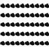 BUGUUYO 50 Pezzi Tappi Antipolvere in Silicone Nero Flessibile e Isolante per Porte Hub Ethernet, Protezione per Casa e Ufficio