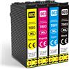 Generico 603XL Cartucce d'inchiostro Compatibili per Epson 603 XL per Workforce WF-2810 WF-2820 WF-2830 WF-2840 WF-2845 WF-2870 Expression Home XP-2100 XP-2150 XP-2155 XP-3100 XP-3150 XP-3155 XP-4150