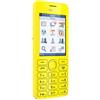 Microsoft Nokia Asha 206 Smartphone, Display da 6.1 cm (2.4 Pollici), Fotocamera 1.3 Megapixel, Colore Giallo [Importato da Germania]