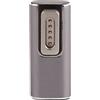 Bewinner Adattatore da Tipo C a Magnetico L-Tip, USB C PD 100W Connettore di Ricarica Rapida per Laptop OS X, Testa a L, Interfaccia di Aspirazione Magnetica(Grigio)