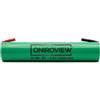 oniroview Batteria per Lampade di Emergenza, 3,6 V 2200 mA NIMH, Compatibile con Beghelli, OVA, Relco, Schneider-Electric,