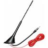 Audioproject A285 - Antenna-per-autoradio 24cm + amplificatore 20dB 16V fm compatibile per: Toyota Aygo Opel Corsa Fiat Panda Suzuki Peugeot Cooper adapter universe antenna auto corta accessori