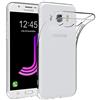 MaiJin Custodia per Samsung Galaxy J7 2016 (5,5 Pollici) Morbido TPU Cover Cristallo di rocca Trasparente Anti Scivolo Protezione Posteriore Cover (Samsung Galaxy J7 2016)