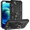 Max Power Digital Cover per IPhone 14 con Girevole Anello 360 Gradi Custodia Magnetica Antiurto Rigida Resistente Protettiva Case Bumper Ring (IPhone 14, Nero)