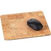 Kork-Deko Tappetino per mouse in sughero naturale | 26 x 21 cm | Sottomano da scrivania per ufficio e home office | Base per mouse computer | Design sostenibile ed ecologico dal Portogallo