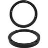 BokWin Distanziale per altoparlanti auto, 16,5 cm, 2 pezzi, nero