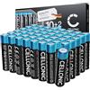 CELLONIC 48 pile AAA alcaline 1250mAh 1,5V - compatibile con telecomandi, giocattoli, torce & sensori - LR03 / Micro