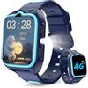 Baolubao 4G Smartwatch Bambini, 1.75 Orologio Smartwatch Bambini con Videochiamate, Orologio Intelligente Ragazzo con GPS, Chiamate, Chat Vocale, SOS, Fotocamera, Calcolatrice, Smart Watch Ragazzo e Ragazza