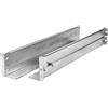 SABAJ M&D Rotaie 2U rinforzate per rack 19 pollici, profondità 800-1200 mm, carico 80 kg, acciaio 19-0059