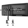 PUTORSEN Supporto per monitor da 24 ~ 38 pollici, regolabile VESA Slide 2 monitor, 9 kg per braccio, VESA 75/100 mm