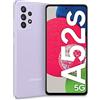 Samsung Galaxy A52s 5G Smartphone, Display Infinity-O FHD+ da 6,5 pollici, 6GB RAM e 128GB di memoria interna espandibile, Batteria 4.500 mAh e Ricarica Ultra-Rapida Violet [Versione Italiana]