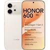 HONOR 600 5G Smartphone, Pantalla AMOLED 6,57 120Hz, Cámara 200MP, Batería 6400mAh, Carga 80W, IP68/IP69K (Golden White, 256, GB, 8, GB)