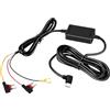 ACOLY Kit cablaggio per Dash Cam, 3,5 metri, linea di riduzione a gomito di 90 gradi tipo C, 12 V-24 V a 5 V/2,5 A, parcheggio 24 ore su 24, protezione da bassa tensione