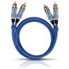 OEHLBACH BEAT! INTERLINK BLU 0.5M CAVO AUDIO 2 X RCA