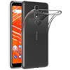 MaiJin Custodia per Nokia 3.1 Plus (6 Pollici) Morbido TPU Cover Cristallo di Rocca Trasparente Anti Scivolo Protezione Posteriore Cover