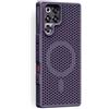 GIOPUEY Cover Magnetica per RedMagic 11 PRO， Compatibile con MagSafe， PC+TPU Finitura Antiurto Protettiva Cellulare Custodia - Dark Purple
