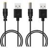 Blueshaweu Cavo di ricarica compatibile con LOVENSE Domi 2 - Incluye Cable de 3.3 Pies, cavo di ricarica USB compatibile per LOVENSE Domi 2 (Nero+Nero)