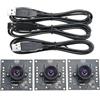 QCKRTAU Modulo Telecamera USB IMX179 / OV2735 / OV9732 100 Gradi 30 Fps 2M Cavo Nessuna Distorsione, Compatibile, Compatibile For Il Punteggio Autodarts.io(Ov9732 3pcs)