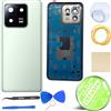 iStable Vetro Posteriore Scocca Compatibile con Xiaomi 13 Back Cover Copri Imposta Verde