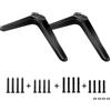 rflaueo 2 piedini universali regolabili e robusti per TV a schermo piatto TCL Roku da 32 40 49 50 55 pollici (U256-1)