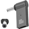 Panlouting USB-C a 7,4 x 5,0mm Convertitore Adattatore di Ricarica 100W PD per Laptop Dell Latitude Inspiron
