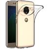 MaiJin Custodia per Motorola Moto G5 Plus (5,2 Pollici) MaiJin Morbido TPU Cover Cristallo di rocca Trasparente Anti Scivolo Protezione Posteriore Cover