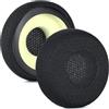 defean Evolve 65 - Cuscinetti auricolari di ricambio compatibili con cuffie Jabra Evolve 65UC / 65MS / 40UC / 40MS / 30US / 30II / 20SE / 20UC / 20MS Design Comfort per tutto il giorno (tessuto a rete nero)