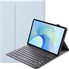 FKQLH Custodia Tastiera per Honor Pad X8a, QWERTY Layout Tastiera Bluetooth Magnetica Staccabile con Slim Cover per Honor Pad X8a 11 Pollici, Blu