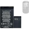 HIGHAKKU Batteria di ricambio BL-5J compatibile con No-Kia 200, 201, 302, 5228, 5230, 5235, 5800, C3, Lumia 520, Lumia 525, N900, X1, X6