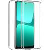 TBOC Cover Compatibile con Xiaomi 13 Lite [6.55 Pollici] - Custodia [Trasparente] Completa Copertura Integrale [Silicone TPU] Protezione Totale [360 Gradi] Full Body Anteriore Posteriore Sottile