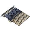 Cablecc PCI-E 1X su quattro NGFF B/M-Key SSD scheda madre adattatore desktop convertitore scheda SSD compatibile con 4x/8x/16x
