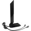 ZAHARA Antenna WiFi 7 per ASUS ROG, Tri-Band 2,4/5/6GHz WLAN, Cavo 82cm, Base Magnetica, Compatibile con ROG Crosshair/Strix/Maximus Z890/X870E, Connessione Rapida (Nero)