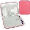 Dadanism 13 Pollici Tablet Custodia Borsa Portatile per iPad Pro 13 M5/M4, iPad Air 13 M4/M3, iPad Pro 12,9, MacBook Neo/Air M5 M4 13, Galaxy Tab S10 FE Plus 13,1/Tab S10+ Plus 12,4, Rosso