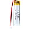 Sunkoo Batteria ai polimeri di litio 3.7V 500mAh 701555 Lipo batteria ricaricabile con connettore JST per altoparlanti Bluetooth, auricolari wireless, elettronica portatile