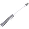 LABRIMP Hub Usb 3.0 Mini in Lega Di Alluminio Portatile, Estensore e Splitter Dati Usb Plug and Play Per Computer, Supporto Hard Disk, Mouse e Stampanti