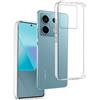 REY Cover in Gel TPU Trasparente per XIAOMI REDMI Note 13 PRO 5G - XIAOMI Poco X6 5G, Ultra Sottile 0,33 mm, Morbido Flessibile, Custodia Silicone