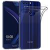 MaiJin Custodia per Huawei Honor 8 (5,2 Pollici) Morbido TPU Cover Cristallo di Rocca Trasparente Anti Scivolo Protezione Posteriore Cover