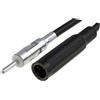 Audioproject A233 - Prolunga antenna per auto, 250 cm, 2,5 m, cavo antenna coassiale, adattatore DIN femmina, FM, compatibile con VW Audi, Opel, Ford