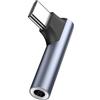 Tobfit Adattatore da USB C a jack da 3,5 mm 90 gradi, adattatore da USB C a AUX per iPhone 16 15 Pro Max Plus, Samsung Galaxy, iPad Air/Pro, MacBook, Huawei, Xiaomi, Google